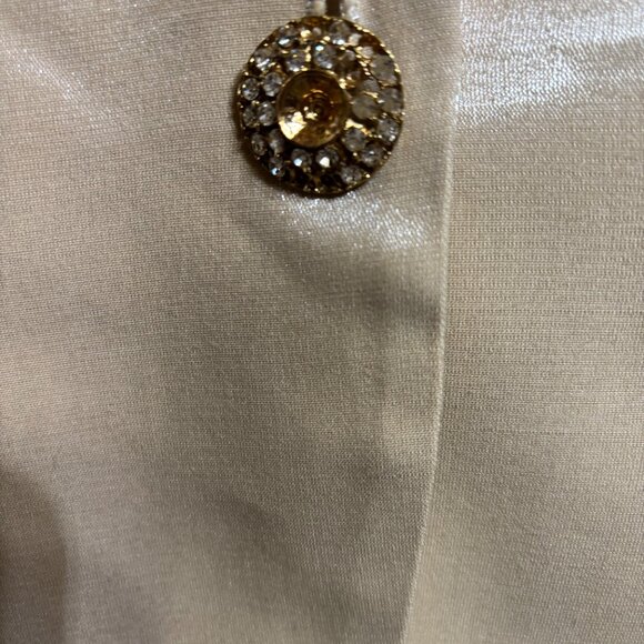 Cachet Champagne Formal Dress Size 10 - Picture 3 of 6